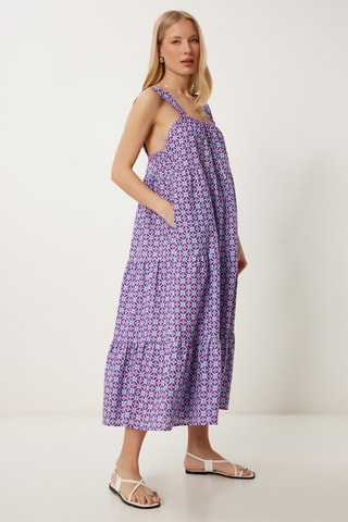 Robe midi - Violet