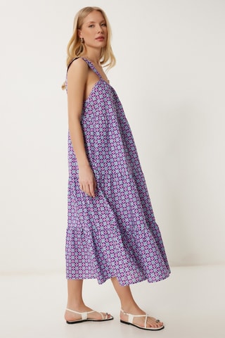 Robe midi - Violet