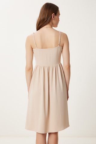 Robe chemise - Beige