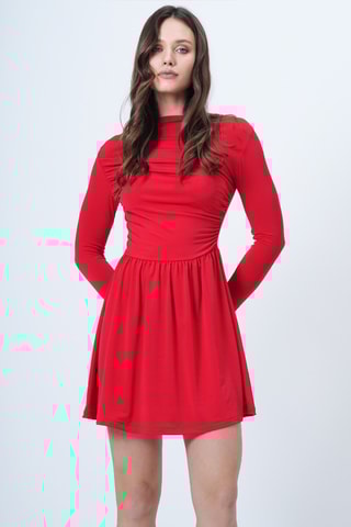 Robe droite - Rouge