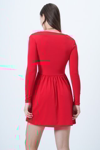 Robe droite - Rouge