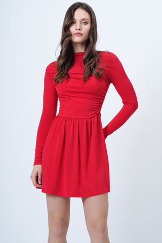 Robe droite - Rouge
