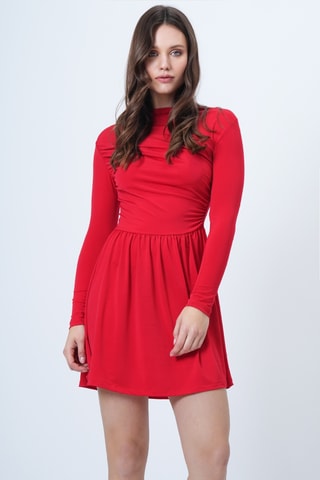 Robe droite - Rouge