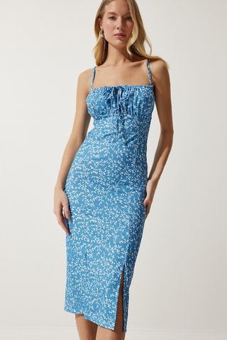 Robe droite - Bleu clair