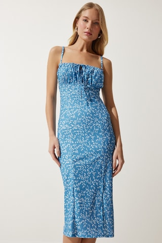 Robe droite - Bleu clair