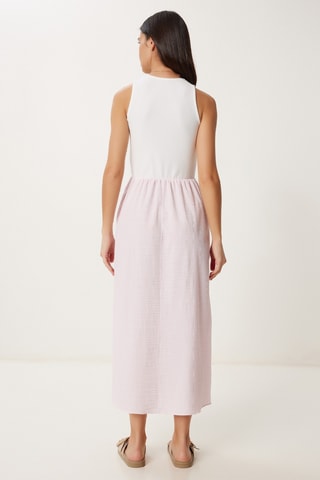 Robe midi - Rose clair