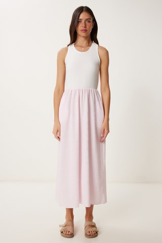 Robe midi - Rose clair