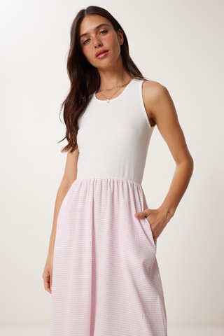 Robe midi - Rose clair
