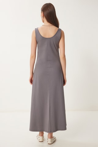 Robe longue - Gris