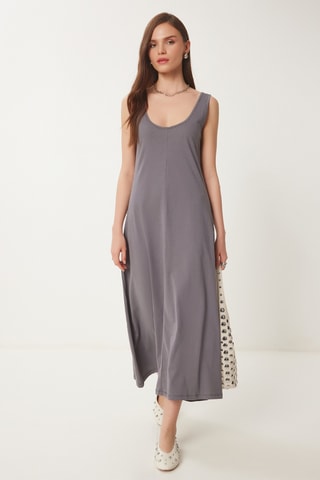 Robe longue - Gris