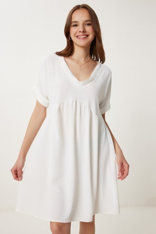 Robe patineuse - Ecru