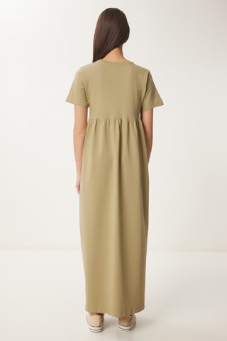 Robe longue - Vert olive