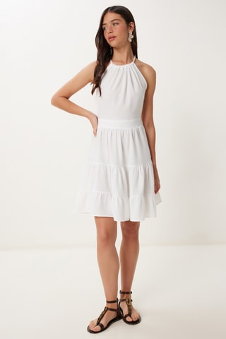 Robe patineuse - Blanc