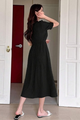 Robe midi - Noir