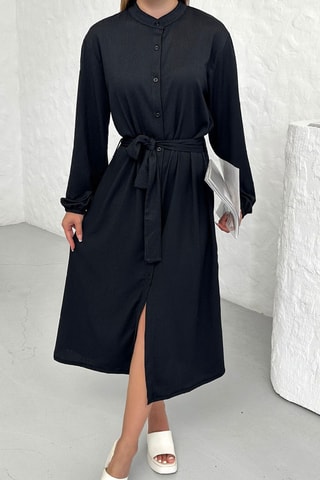 Robe chemise - Noir