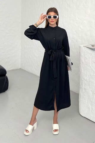 Robe chemise - Noir