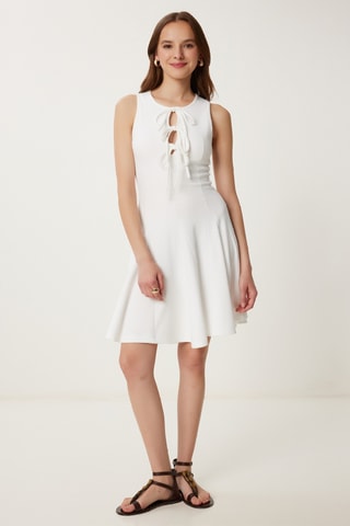 Robe patineuse - Blanc