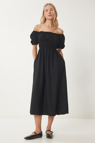 Robe midi - Noir