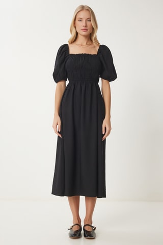 Robe midi - Noir