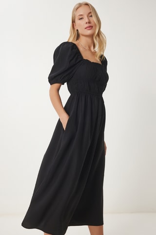 Robe midi - Noir