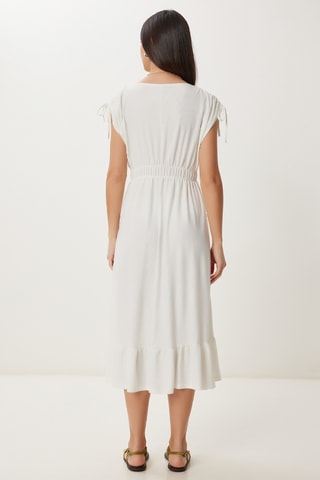 Robe midi - Ecru