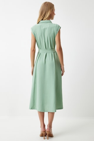 Robe chemise - Vert d’eau
