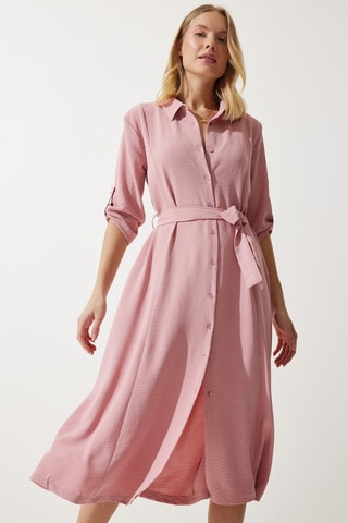 Robe chemise - Rose