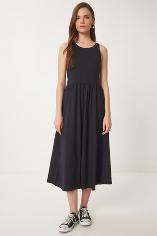 Robe midi - Noir