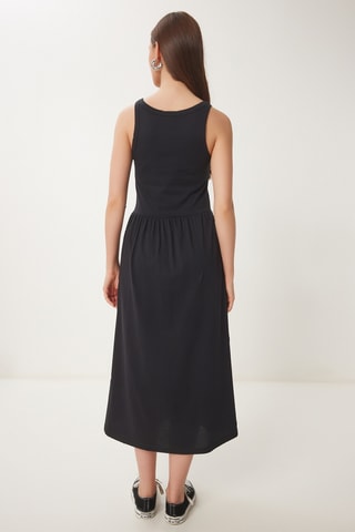 Robe midi - Noir