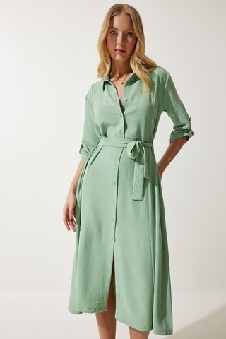 Robe chemise - Vert