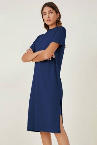 Robe t-shirt - Bleu marine