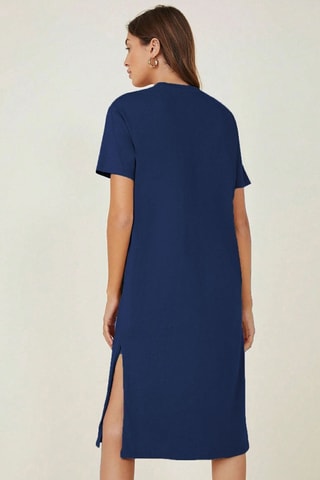 Robe t-shirt - Bleu marine