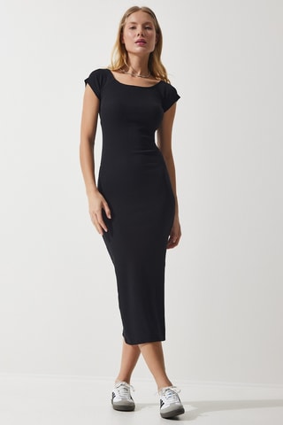 Robe fourreau - Noir