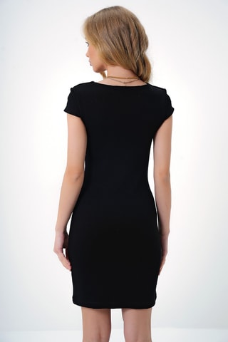 Robe fourreau - Noir