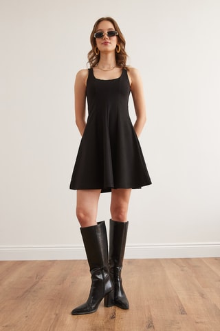 Robe patineuse - Noir