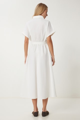 Robe chemise - Blanc