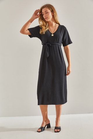 Robe midi - Noir