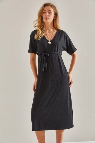Robe midi - Noir