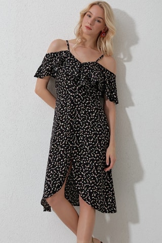 Robe midi - Noir