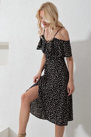 Robe midi - Noir