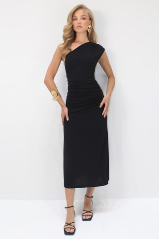 Robe asymétrique - Noir