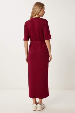 Robe midi - Bordeaux