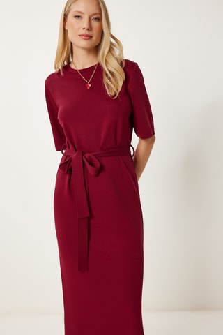 Robe midi - Bordeaux