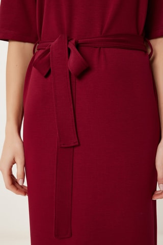 Robe midi - Bordeaux