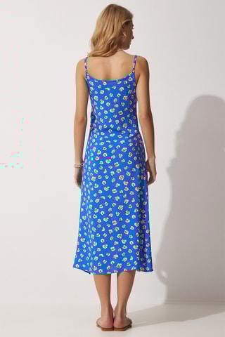 Robe midi - Bleu foncé