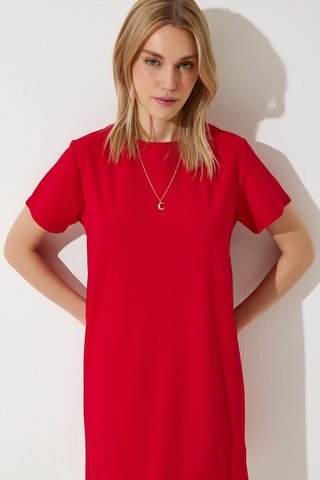 Robe droite - Rouge