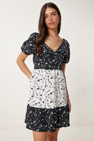 Robe patineuse - Noir et blanc