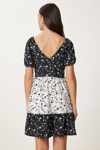 Robe patineuse - Noir et blanc