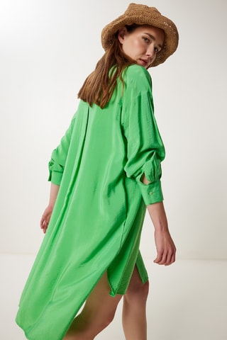 Robe chemise - Vert clair