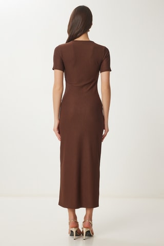 Robe longue - Marron foncé
